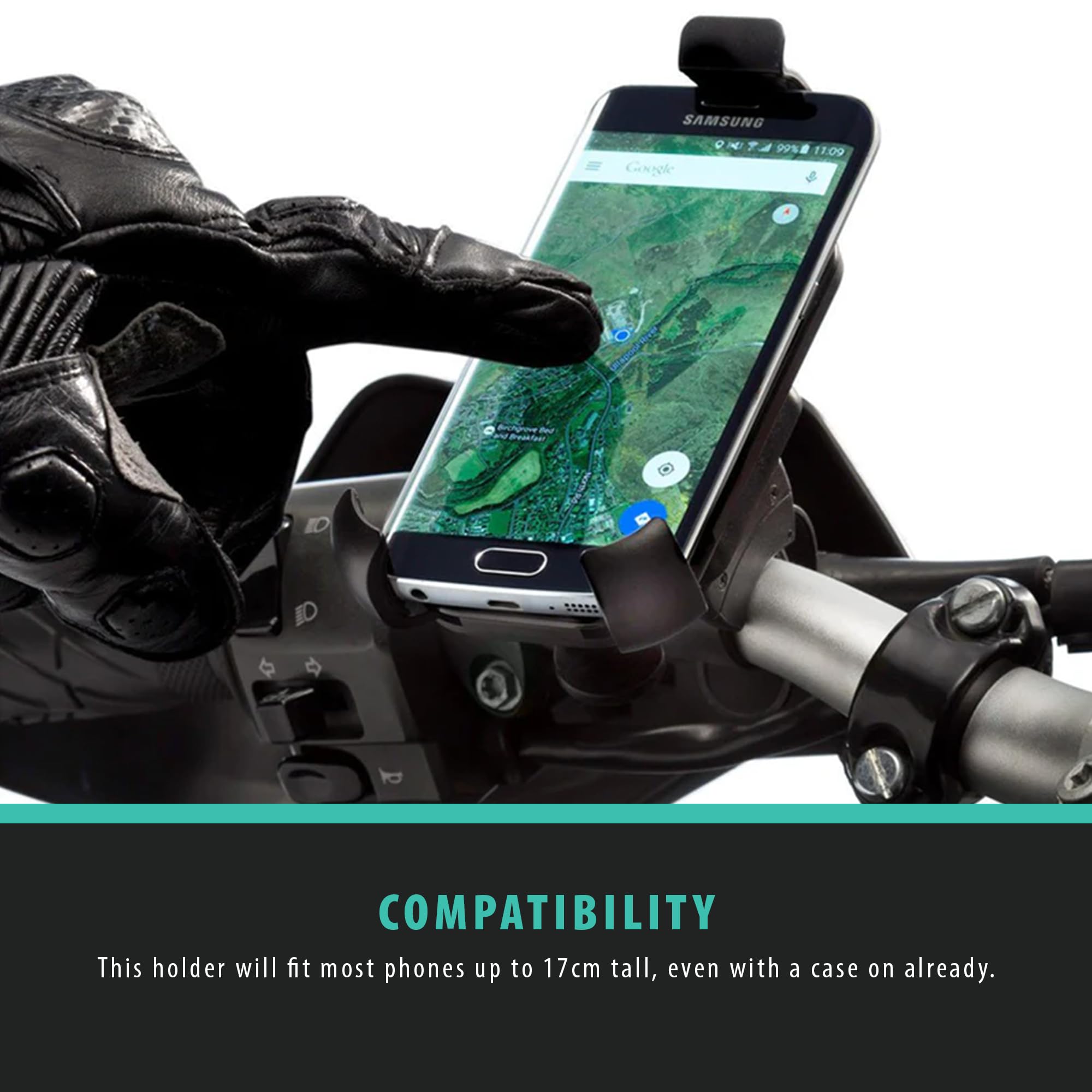 iPhoneアクセサリー yua Amazon | UA(ユーエー) スマホホルダー iPhone対応 バイク 自転車 車